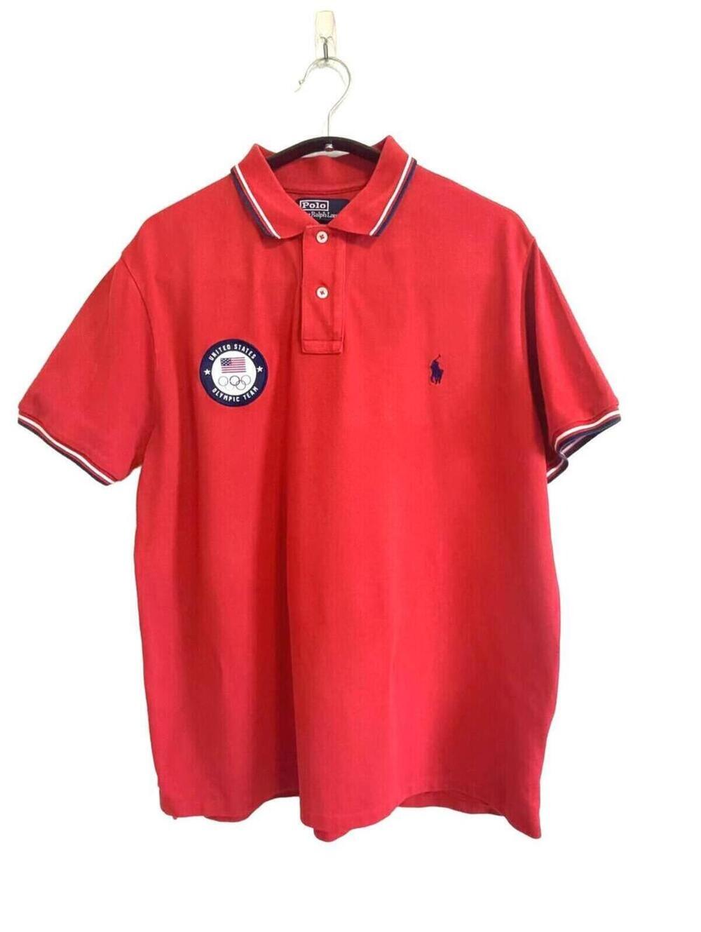 Polo Ralph Lauren Team USA Olympic Team Red Short Sleeve Polo Shirt Size L